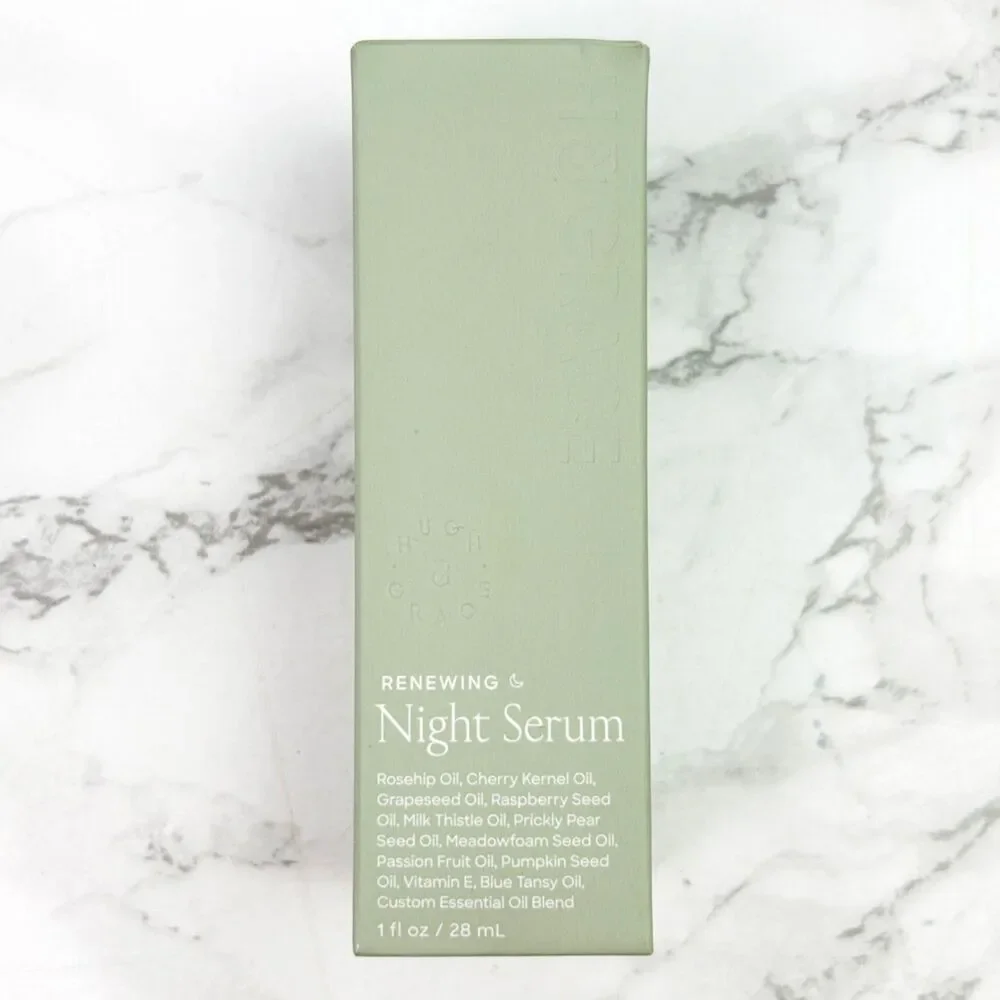 NIB Hugh & Grace Renewing Night Serum, Hormone-Safe Collagen Face Oil
